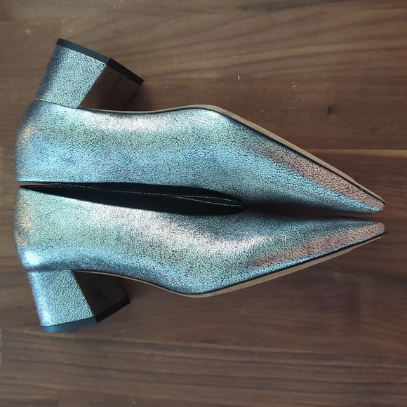 VINCE Rafe pointy toe block heel pumps - Picture 8 of 13